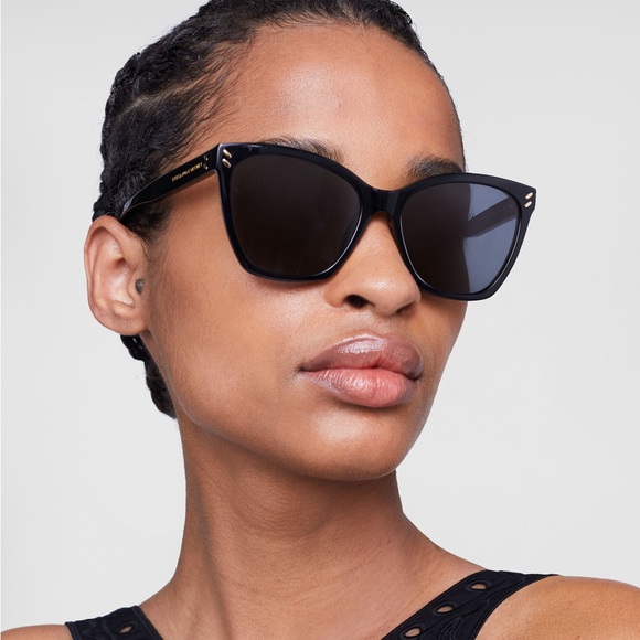 STELLA MCCARTNEY FALABELLA ROSE BLACK/BLUE SUNGLASSES SC40035I - Picture 1 of 7